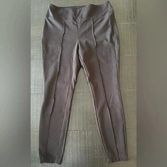 NINE WEST Size Large L Black Women's Pull-On Skinny Leggings Stretch Pants - Picture 2 of 5